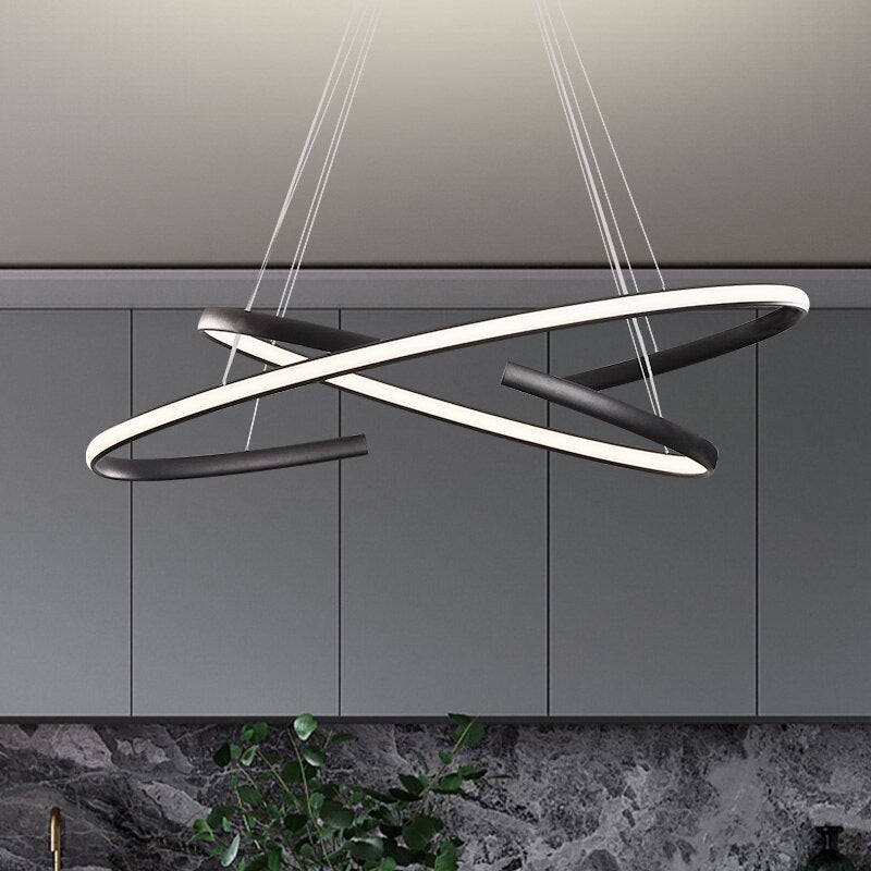 Floating Dining Modern Led Chandelier - AiDeco.co.uk