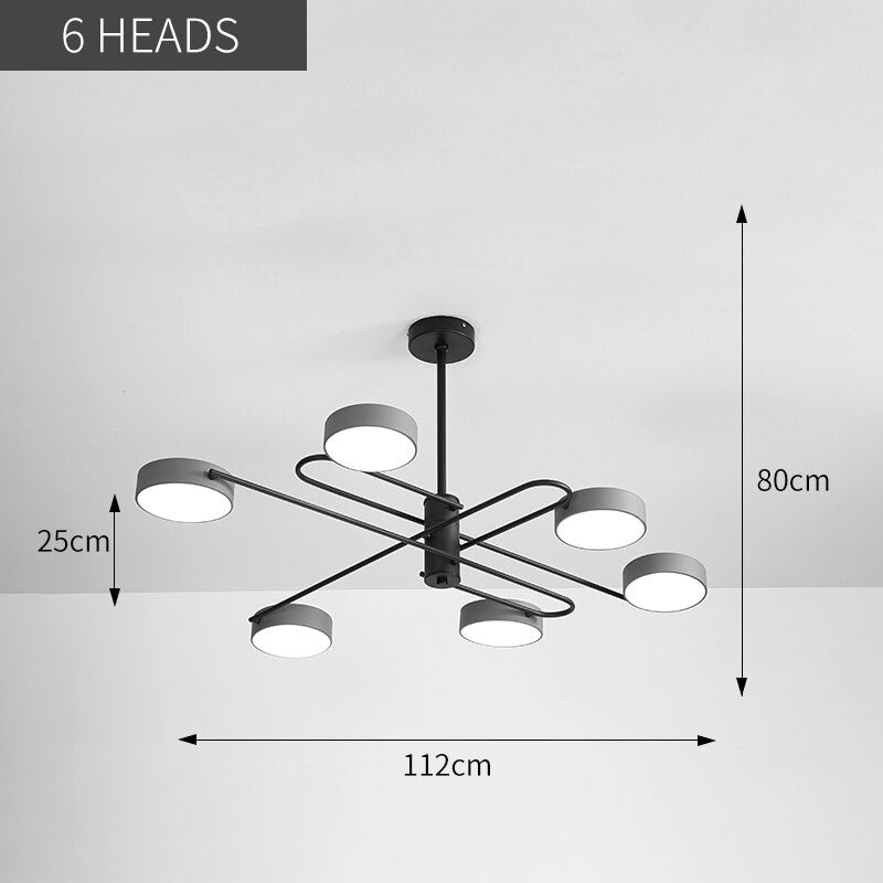 Led Ceiling Chandelier Lamp Indoor Lighting Hanging - AiDeco.co.uk