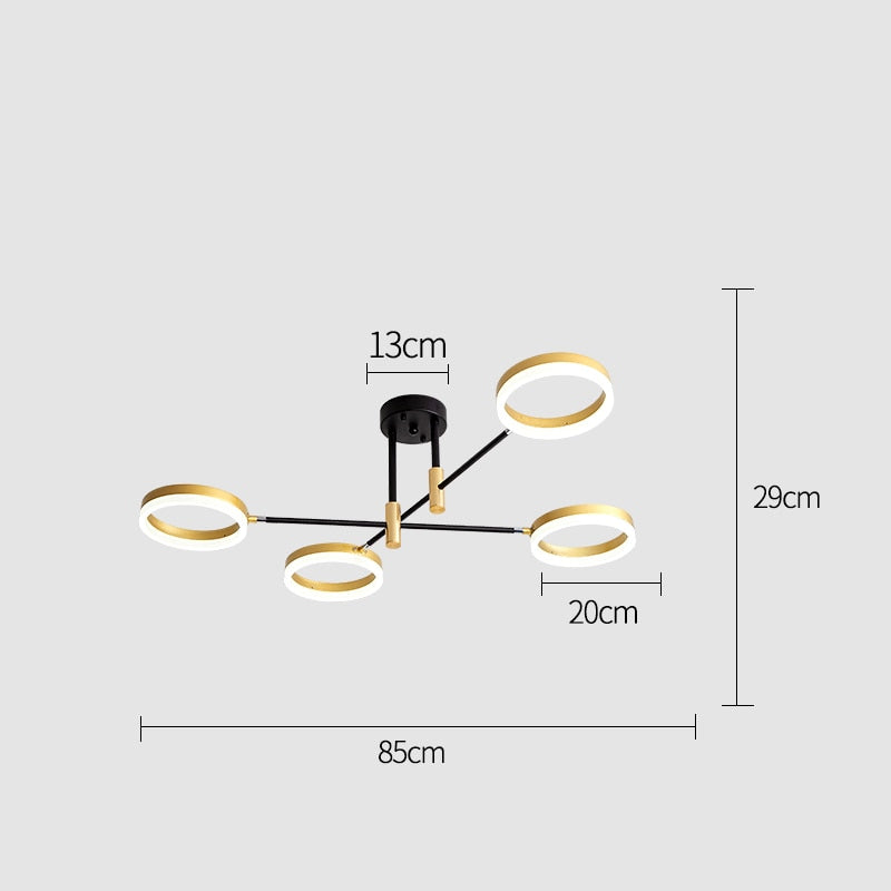 Modern Suspension Chandelier Lamp - AiDeco.co.uk