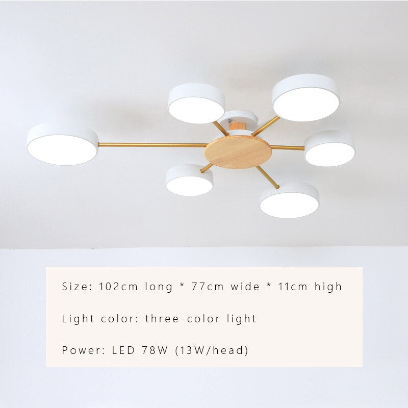 Nordic Modern LED Chandeliers Macaron - AiDeco.co.uk