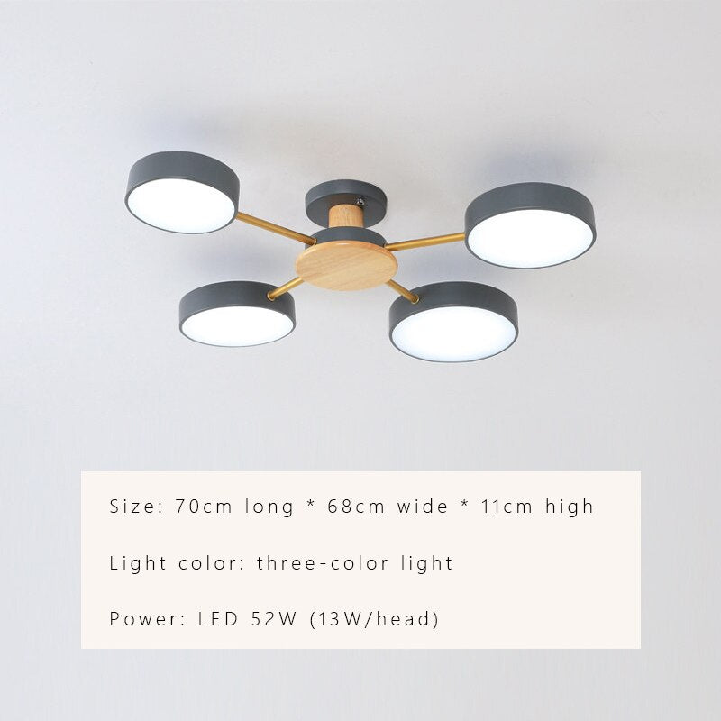 Nordic Modern LED Chandeliers Macaron - AiDeco.co.uk
