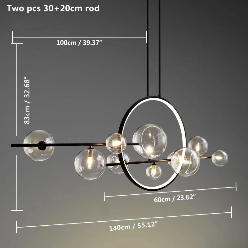 Pendant Bubbles Artpad LED Ceiling - AiDeco.co.uk