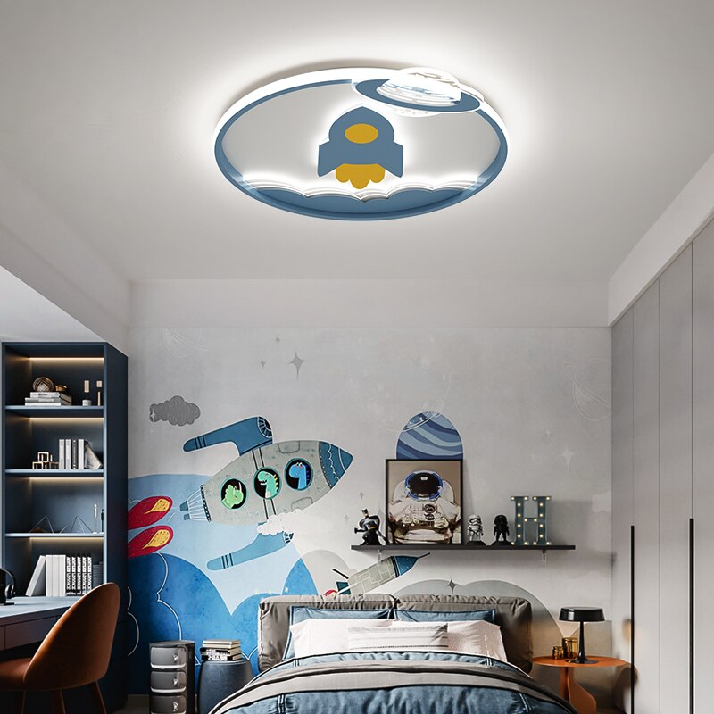 Space Rocket Kids Room Chandelier - AiDeco.co.uk