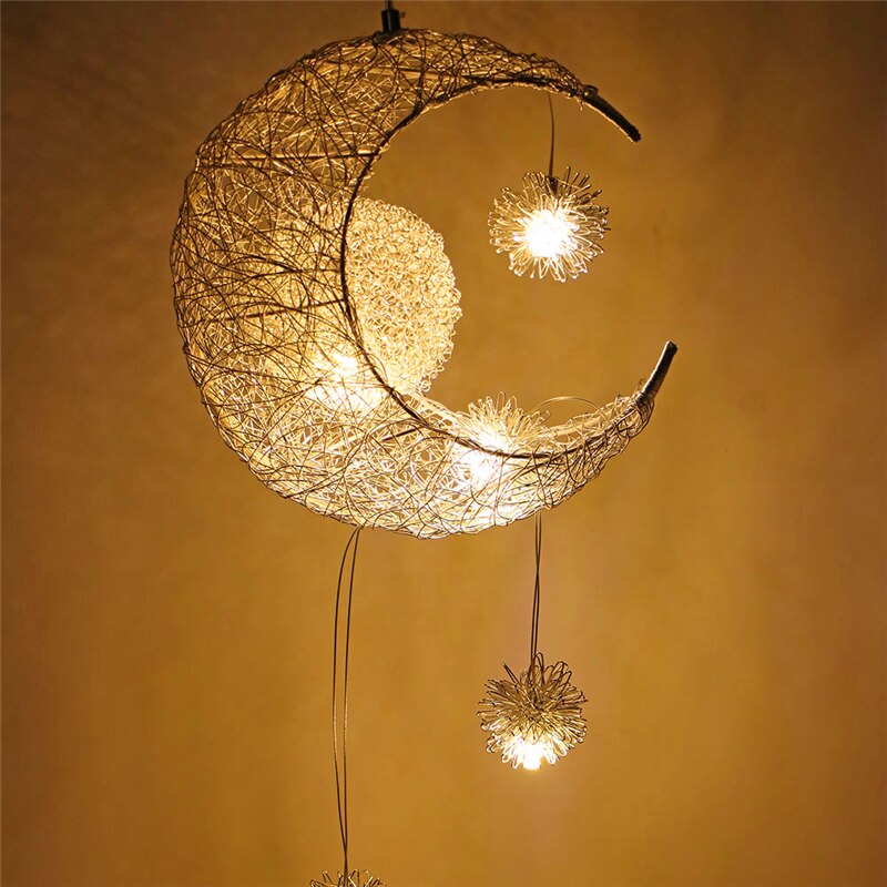 LED Moon Star Pendant Lights Modern - AiDeco.co.uk