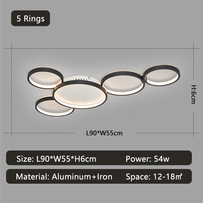 Gleam DIY Modern Led Ceiling Lights - AiDeco.co.uk