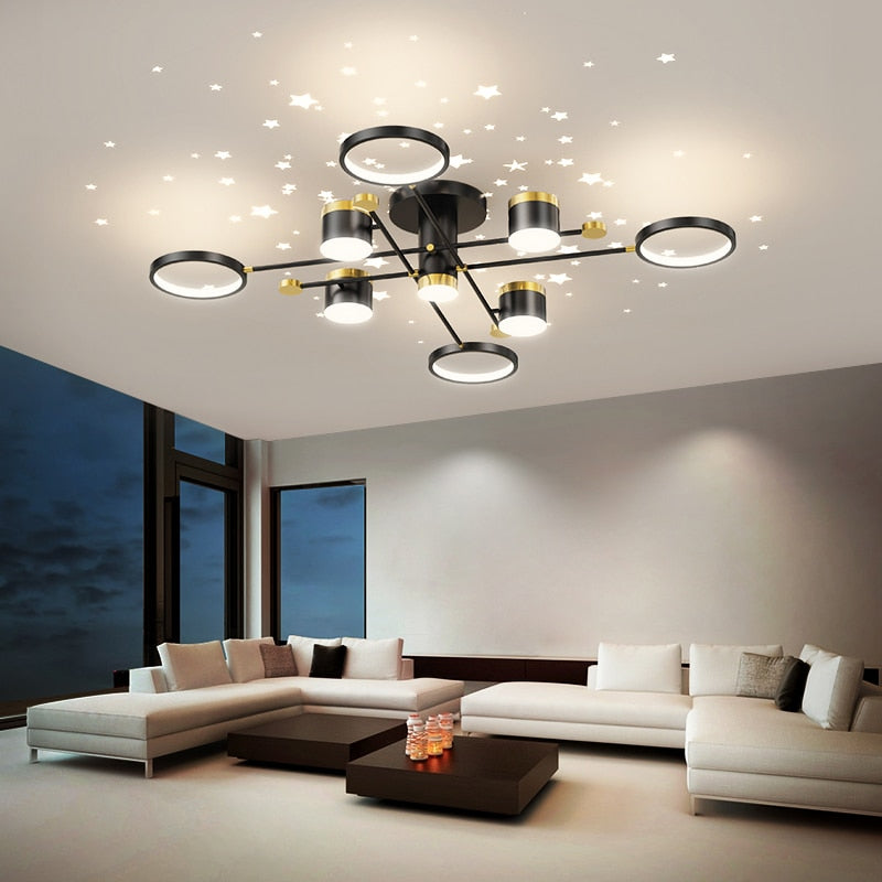 Modern Chandeliers Starry Sky Decoration - AiDeco.co.uk