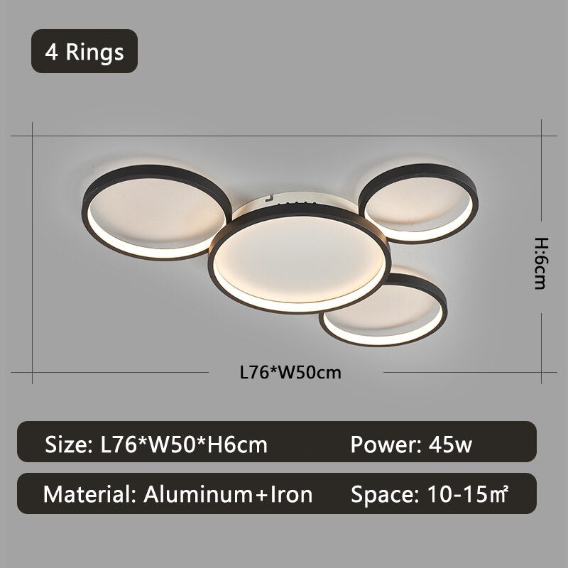Gleam DIY Modern Led Ceiling Lights - AiDeco.co.uk