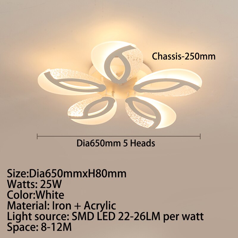 Modern Floral Light Ceiling - AiDeco.co.uk