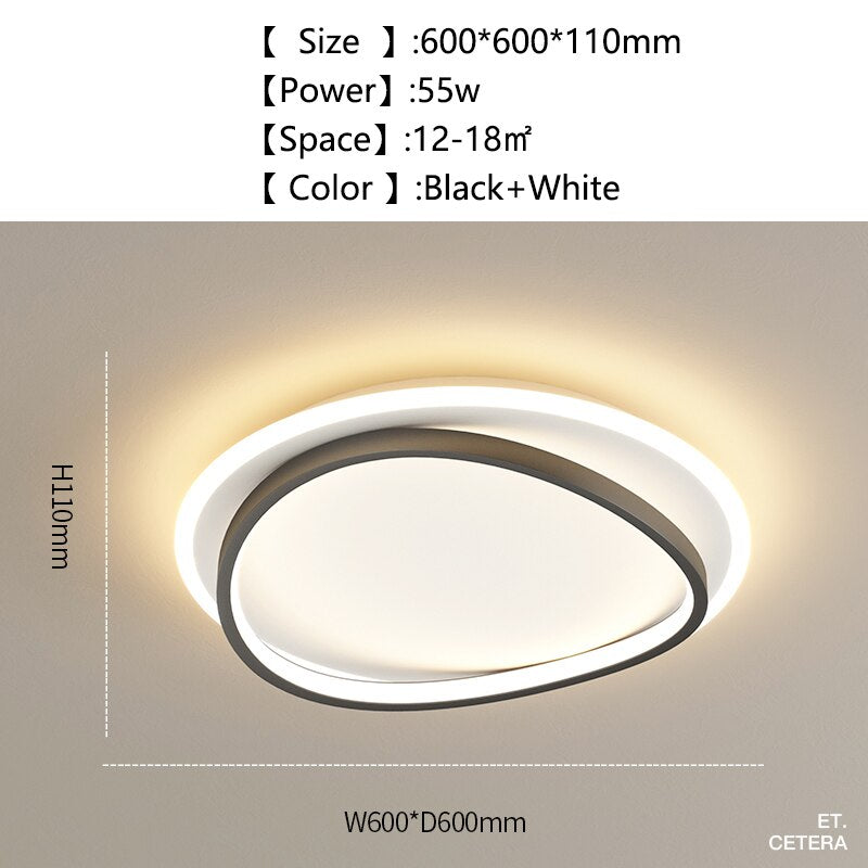 Double Shaped Modern Led Chandelier - AiDeco.co.uk