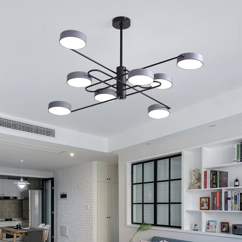 Led Ceiling Chandelier Lamp Indoor Lighting Hanging - AiDeco.co.uk