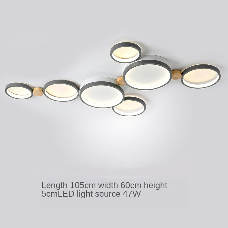 Scandinavian style living room ceiling lamp master bedroom ceiling lamp kitchen ceiling lamp factory lighting Indoor chandeliers - AiDeco.co.uk