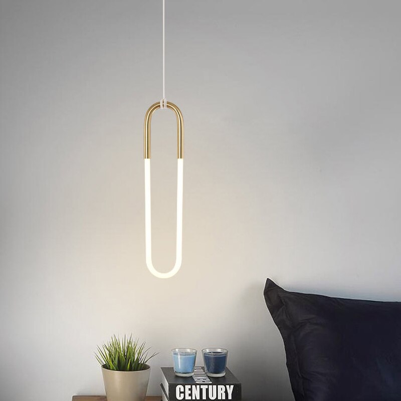 Pendant Lights Nordic Ushaped Hanging Lamp - AiDeco.co.uk