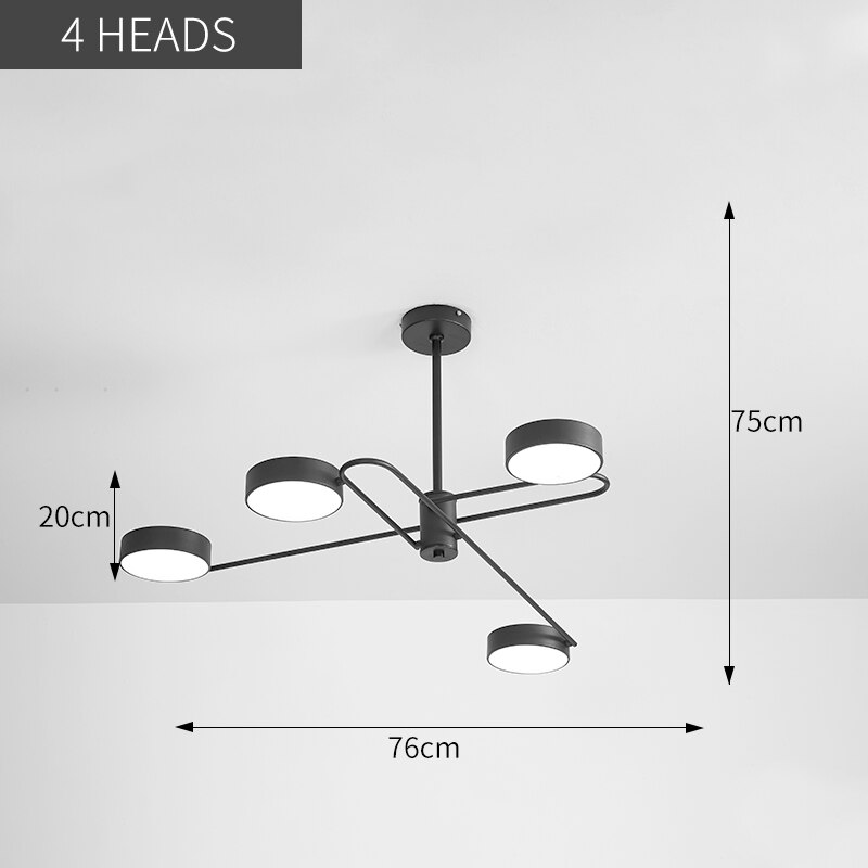 Led Ceiling Chandelier Lamp Indoor Lighting Hanging - AiDeco.co.uk