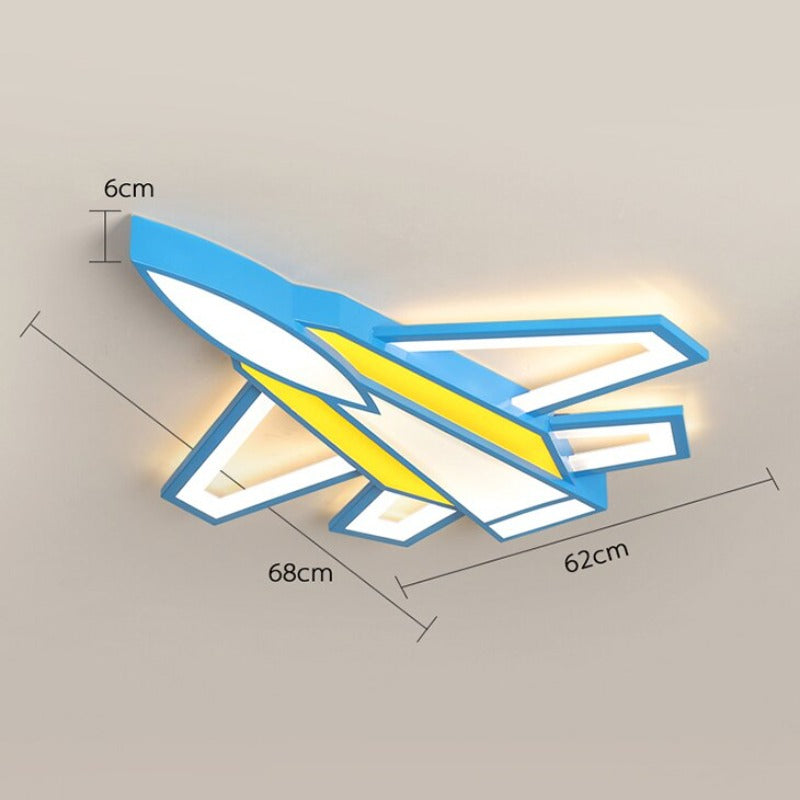 Colorful Airplane Kids Room Chandelier - AiDeco.co.uk
