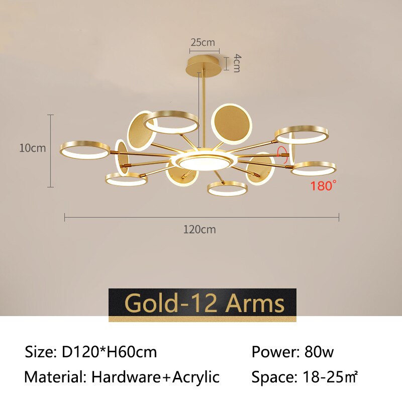 Contemporary Modern Tree Light Chandelier - AiDeco.co.uk