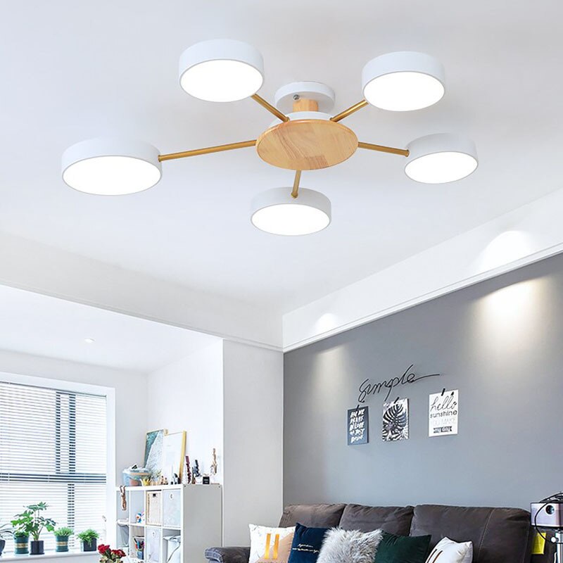 Nordic Modern LED Chandeliers Macaron - AiDeco.co.uk