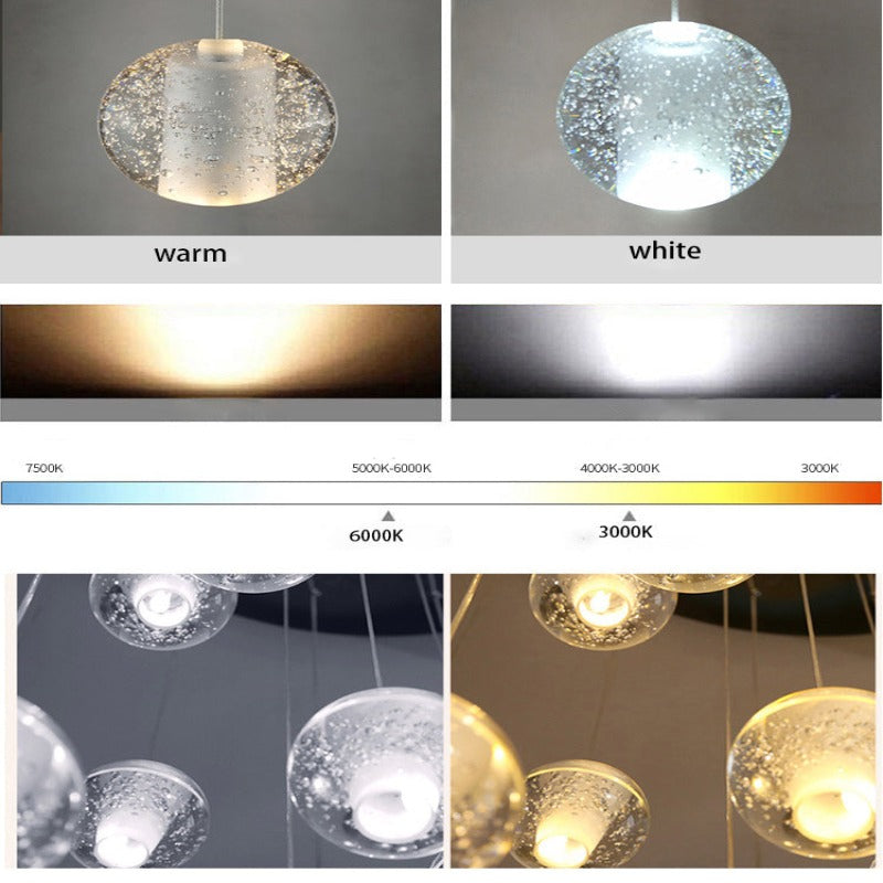 Galaxy Space Crystal Chandelier Lighting - AiDeco.co.uk