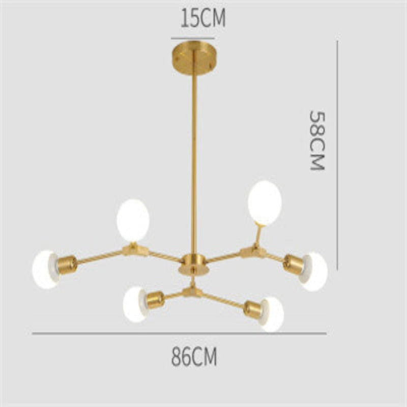 Modern Glam Bulbs Chandelier - AiDeco.co.uk