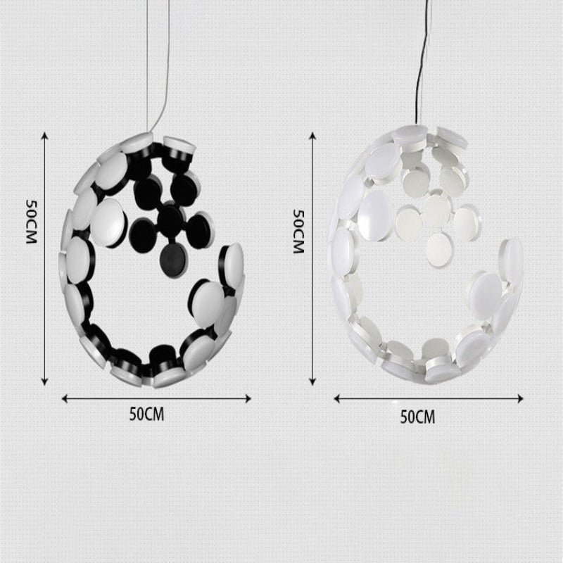 Industrial Designer Moon Chandelier - AiDeco.co.uk