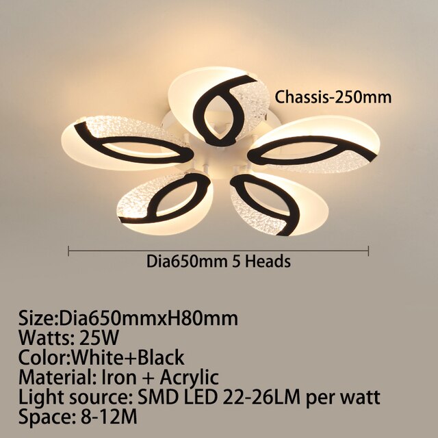 Modern Floral Light Ceiling - AiDeco.co.uk