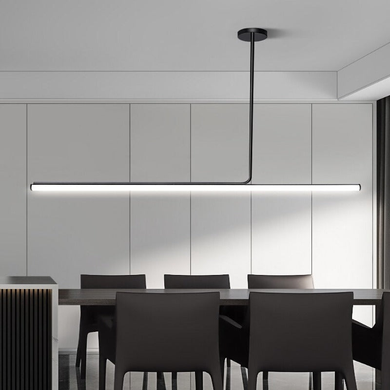 Simple Modern Nordic LED Chandelier Lighting Dining Room Kitchen Island Long Hanging Lamp Restaurant Bar Coffee Shop Luminaires - AiDeco.co.uk