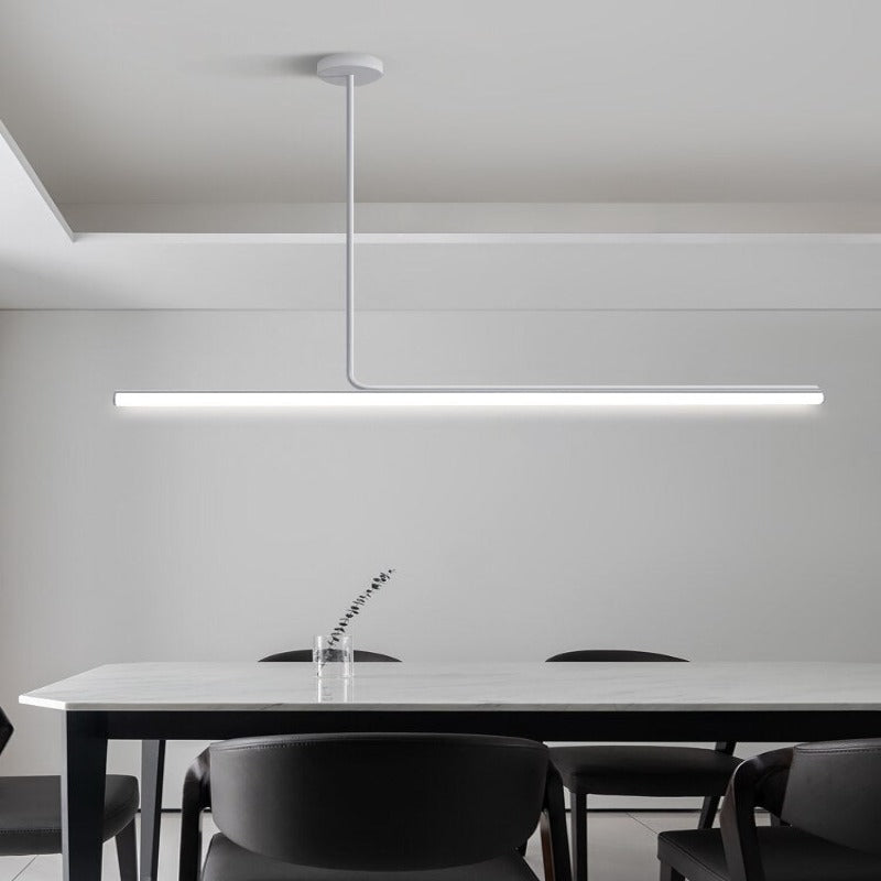 Simple Modern Nordic LED Chandelier Lighting Dining Room Kitchen Island Long Hanging Lamp Restaurant Bar Coffee Shop Luminaires - AiDeco.co.uk