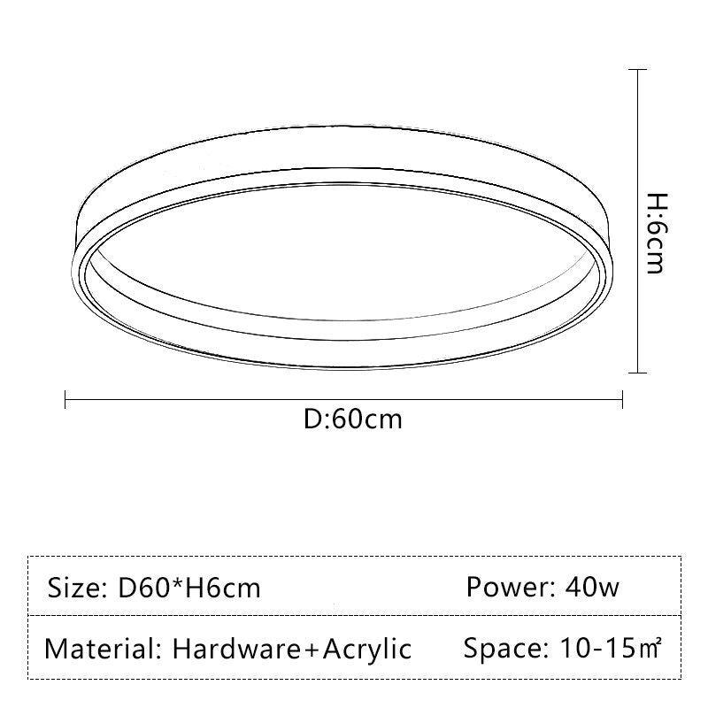 Nordic Round Modern Chandelier - AiDeco.co.uk