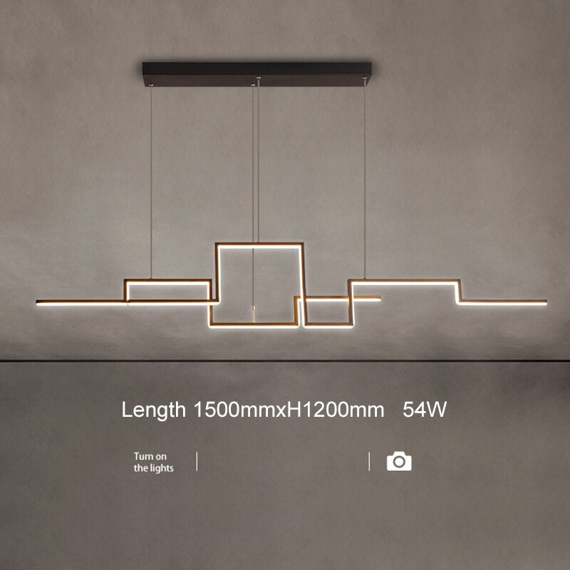 Modern Horizontal Square Shapes Wall Light - AiDeco.co.uk