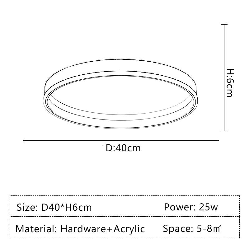 Nordic Round Modern Chandelier - AiDeco.co.uk