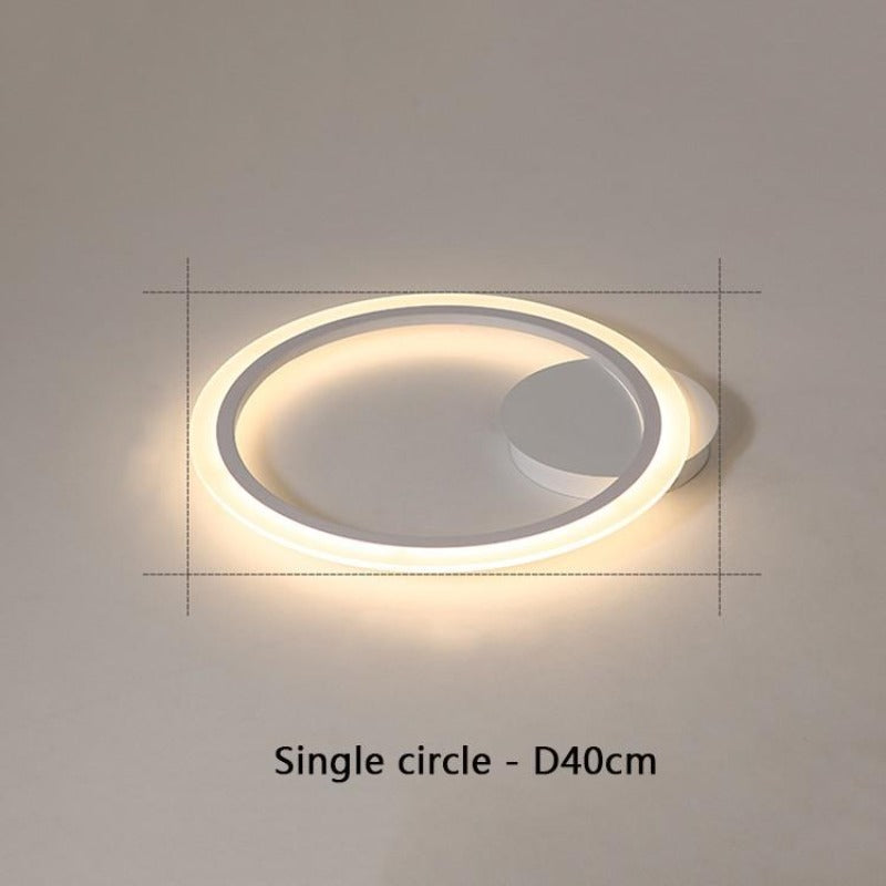 Modern Circles Simple LED Ceiling - AiDeco.co.uk