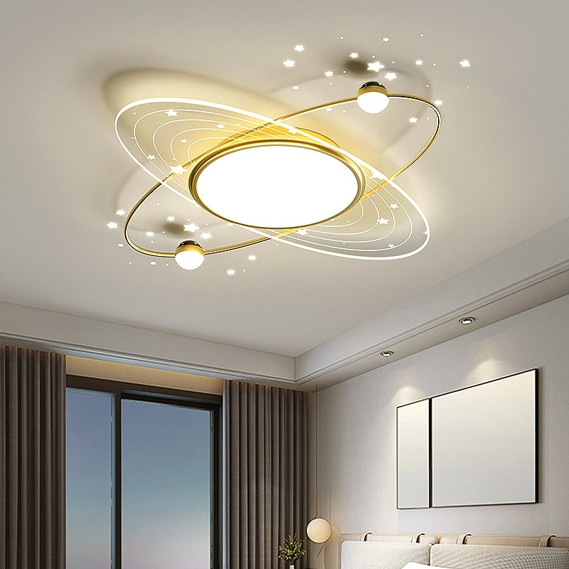 2022 Modern Starry led Ceiling Lights Lighting Dimmable for Living Room Dinning Study Bedroom Ceiling lamp Fixtures Indoors Deco - AiDeco.co.uk