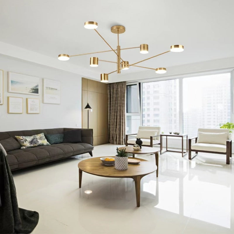 Lamps Indoor Lighting Golden Chandelier - AiDeco.co.uk