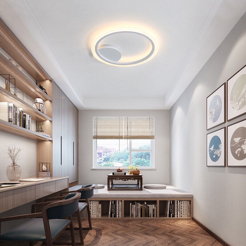 Modern Circles Simple LED Ceiling - AiDeco.co.uk