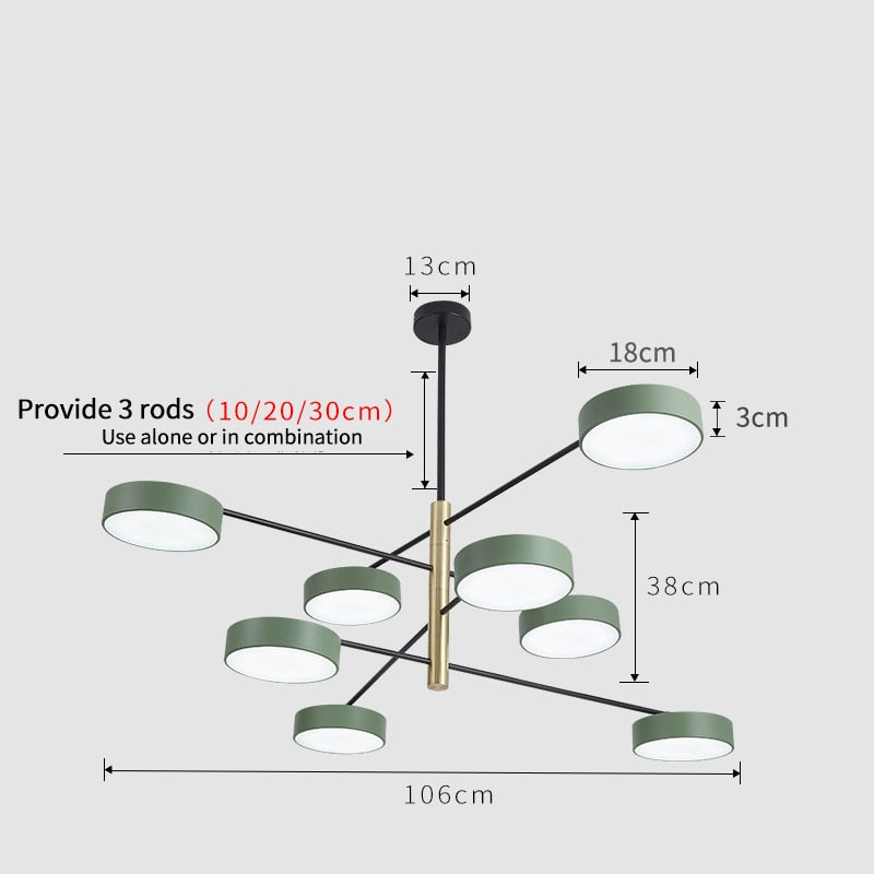 Modern Suspension Chandelier - AiDeco.co.uk