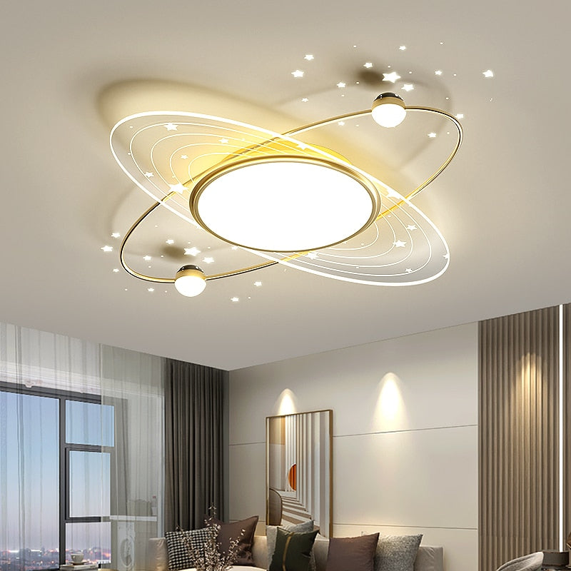 2022 Modern Starry led Ceiling Lights Lighting Dimmable for Living Room Dinning Study Bedroom Ceiling lamp Fixtures Indoors Deco - AiDeco.co.uk