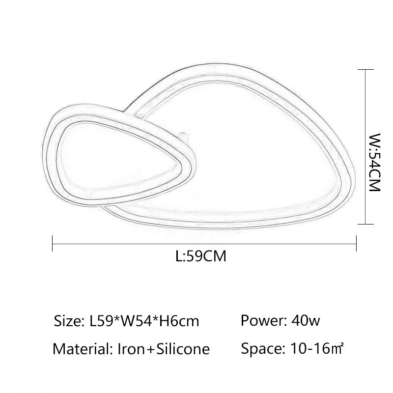 Modern Minimalist Led Ceiling Lights - AiDeco.co.uk