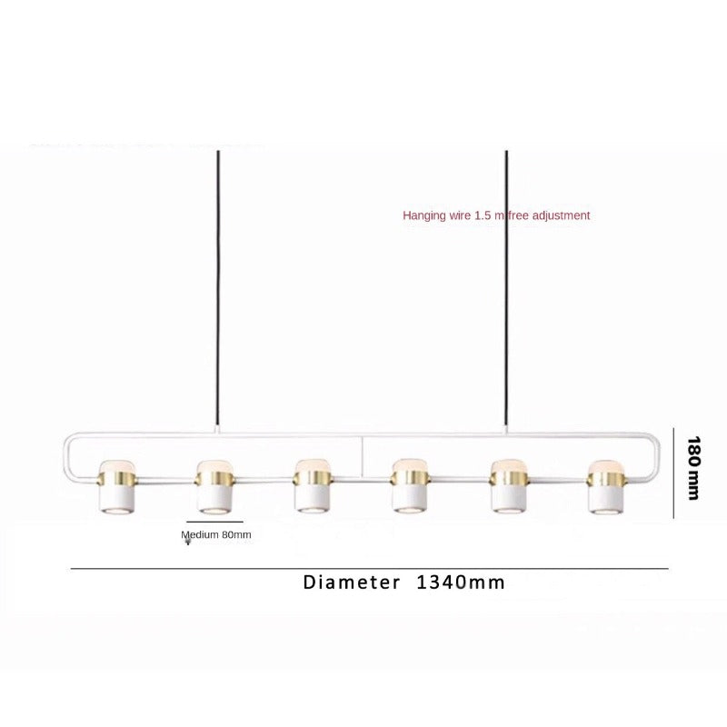 Dining Room Chandelier Strip Lamp Nordic Lamps Modern Minimalist Bar  Art Lamp - AiDeco.co.uk