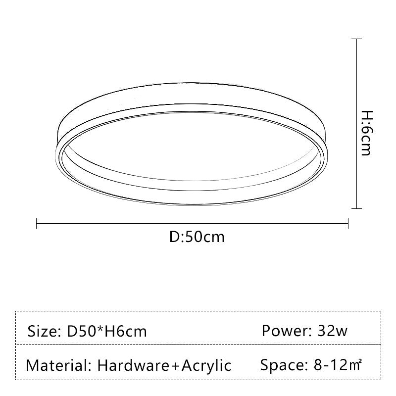 Nordic Round Modern Chandelier - AiDeco.co.uk