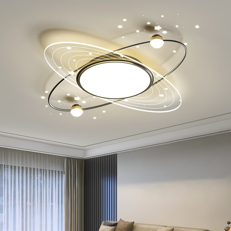 2022 Modern Starry led Ceiling Lights Lighting Dimmable for Living Room Dinning Study Bedroom Ceiling lamp Fixtures Indoors Deco - AiDeco.co.uk