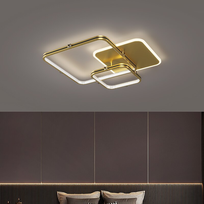 Elegant Shapes Golden Chandelier - AiDeco.co.uk