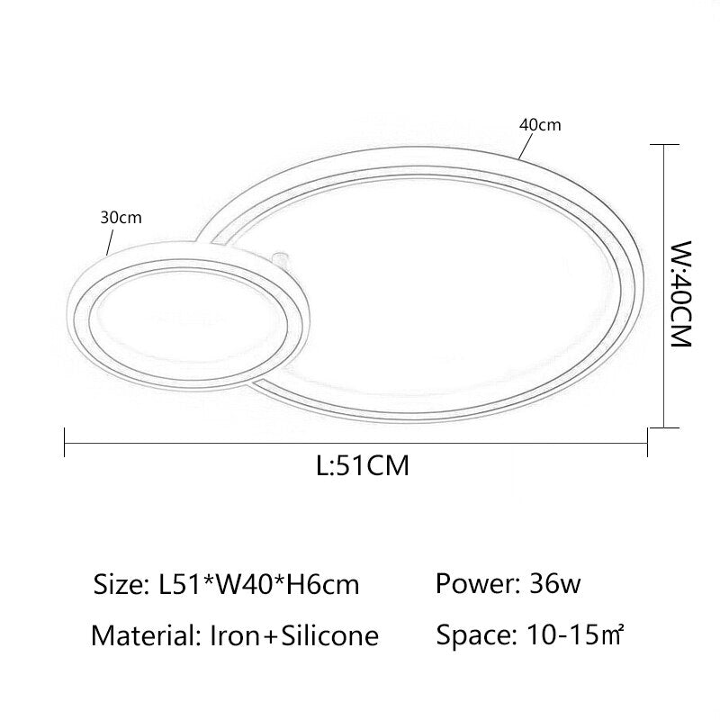 Modern Minimalist Led Ceiling Lights - AiDeco.co.uk