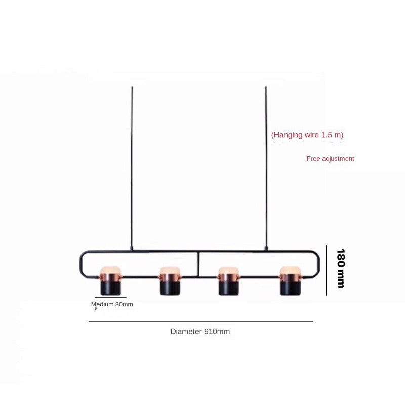 Dining Room Chandelier Strip Lamp Nordic Lamps Modern Minimalist Bar  Art Lamp - AiDeco.co.uk