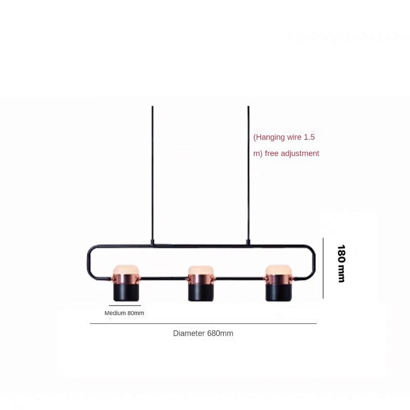 Dining Room Chandelier Strip Lamp Nordic Lamps Modern Minimalist Bar  Art Lamp - AiDeco.co.uk