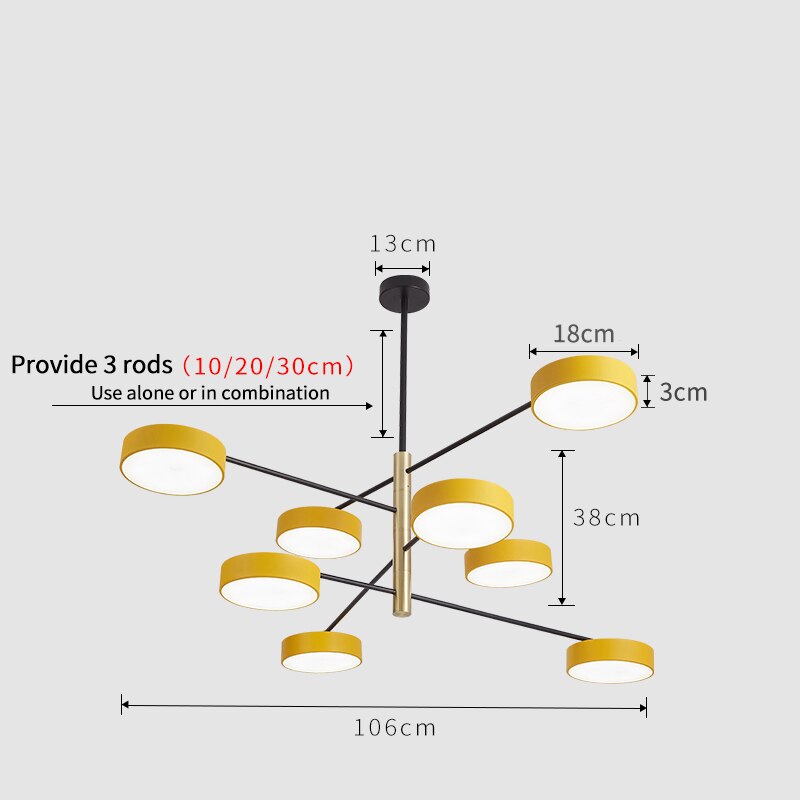 Modern Suspension Chandelier - AiDeco.co.uk