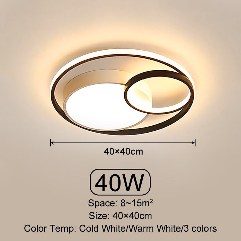 Modern LED Ceiling Light Living Room Bedroom Dining Room Ceiling Light Indoor Lighting Dimmable Decorative Home Luminous Lamps - AiDeco.co.uk