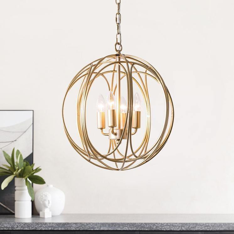 Modern Hanging Cage Lamp - AiDeco.co.uk