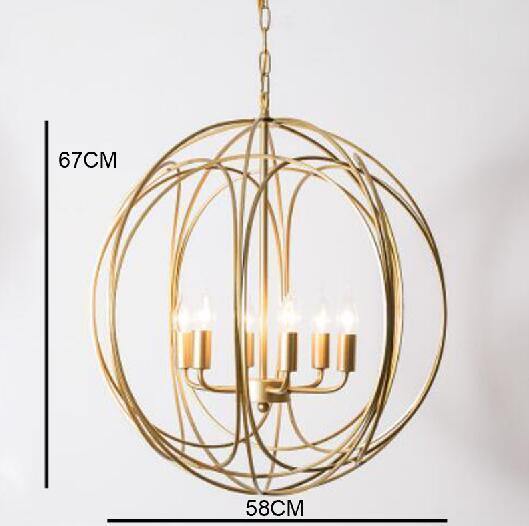 Modern Hanging Cage Lamp - AiDeco.co.uk