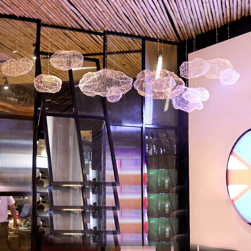 Modern Art Deco Star Light Dotted Cloud Lamps - AiDeco.co.uk