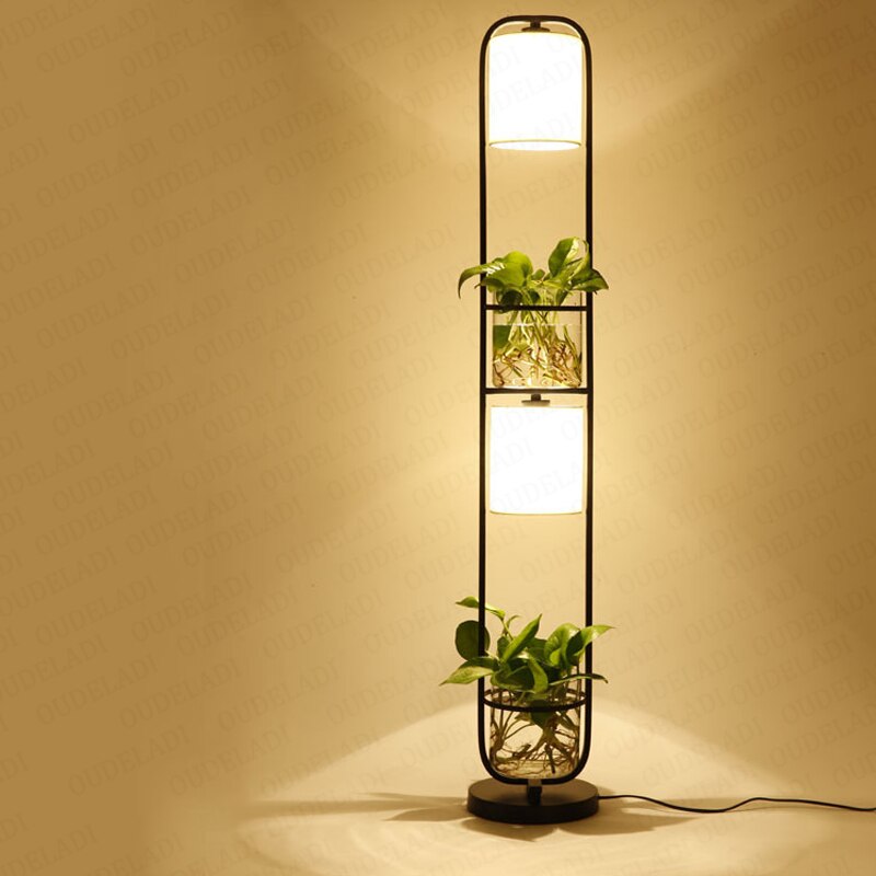 Modern Botanical Planter Lamp - AiDeco.co.uk