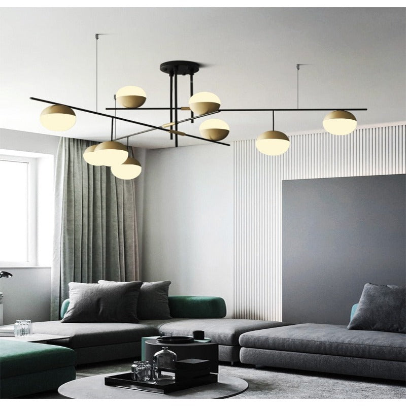 Contemporary Glass Ball Chandelier - AiDeco.co.uk